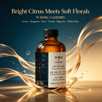 CAOH2805 Huile parfumée concentrée florale W Hotel, parfum longue durée pour les hôtels de luxe, diffuseur de parfum commercial pour hall d'hôtel