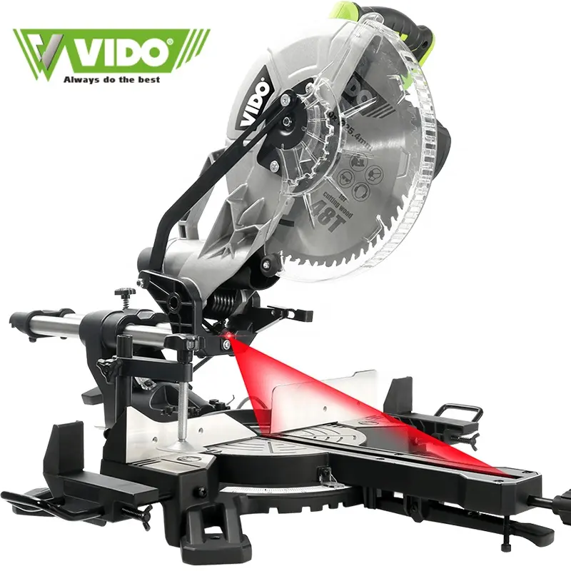 VIDO 2000w Sliding Electric Belt Power Tools Miter Saw Industrial Wood Saw Moter Mini 50-60hz 1800W 5500rpm power tools kit