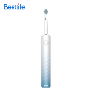 <span class=keywords><strong>Bestlife</strong></span> K1636S Brosse à dents électrique rechargeable oscillante avec texture torsadée Poignée antidérapante décorée - Product Image 4