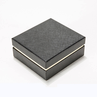 Boîtes en carton rigides, élégantes, petites et personnalisées, imperméables, avec doublure en éponge, base à couvercle amovible, pelliculage mat, emballage cadeau 2 pièces