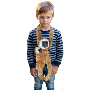 Super morbido braccio lungo Orangutan <span class=keywords><strong>scimmia</strong></span> bradipo PP cotone maglia di riempimento carino Cub simulazione <span class=keywords><strong>Primate</strong></span> peluche tecnica ricamata - Product Image 5