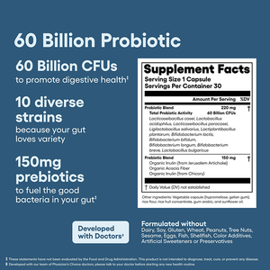 Probiotische Capsules Probiotica <span class=keywords><strong>30</strong></span> Tellen Darmgezondheidssupplement Private Label Probiotica Supplement Voor Mannen Vrouwen - Product Image 4