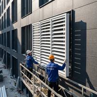Persianas Bahama Modernas de Aleación de Aluminio de Alta Calidad, Resistentes a Huracanes, para Uso en Exteriores, Hoteles y Almacenes
