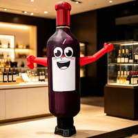 Danseur gonflable personnalisé pour barman, figurine ondulante pour la promotion de l'inauguration de bars, restaurants et cafés