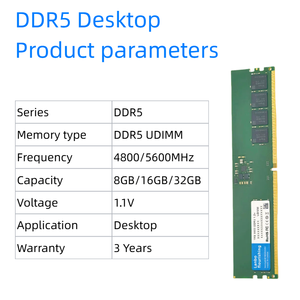 แรม Lanbo Flourishing DDR5 16GB/32GB 4800MHz/5600MHz/6000MHz 1.1V 288 พิน สำหรับคอมพิวเตอร์ตั้งโต๊ะ โมดูลแรมทุกเมนบอร์ด - Product Image 3
