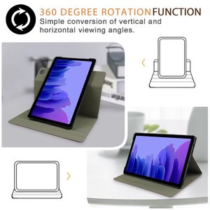 Étui de protection rotatif en PU <span class=keywords><strong>pour</strong></span> <span class=keywords><strong>tablette</strong></span> <span class=keywords><strong>Samsung</strong></span> <span class=keywords><strong>Galaxy</strong></span> <span class=keywords><strong>Tab</strong></span> <span class=keywords><strong>A7</strong></span> 10.4" T500 2020/T509 2022 - Product Image 3