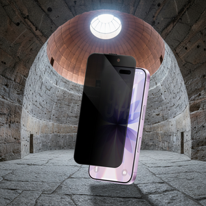 Pellicola Protettiva in Vetro Temperato Anti-Spia 9H 2.5D per <span class=keywords><strong>iPhone</strong></span> <span class=keywords><strong>12</strong></span>/13/14/15/16 <span class=keywords><strong>Pro</strong></span> <span class=keywords><strong>Max</strong></span>, <span class=keywords><strong>Protezione</strong></span> Completa, Anti-Graffio - Product Image 1