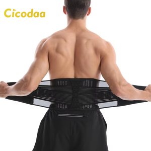 <span class=keywords><strong>Ceinture</strong></span> de soutien lombaire avec support en plaque d'acier Soulagement immédiat des douleurs dorsales Tondeuse à la taille pour les sports de gymnastique Quotidien - Product Image 1