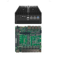BKHD H15 AI MINI Host Fanless Intel Ultra7 Ultra9 16 Cores 6x2.5G 2SFP+/4SFP+ Routeur pare-feu Ethernet Serveur Linux MINI PC