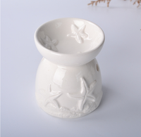 Diffuseur d'arômes en céramique, lampe à parfum, brûleur d'huiles essentielles, portable, blanc, gris, parfum d'automne