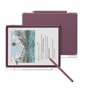 Étui transparent Colorsoft pour <span class=keywords><strong>Kindle</strong></span> Scribe, anti-chute, résistant aux chocs, en TPU souple, coque arrière pour e-book <span class=keywords><strong>Kindle</strong></span> Scribe 11 pouces avec porte-crayon - Product Image 2