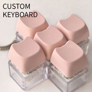 Porte-clés personnalisé avec logo imprimé, design DIY, bouton de clavier, capuchon de clavier, interrupteurs anti-stress - Product Image 5