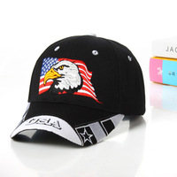 6-delige verstelbare formele dobby waterdichte velours baseballcap Eagle Hat Magic Sticker Hip Hop Dad Cap Unisex Custom Dot Fruit