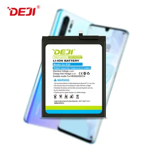 DEJI IEC62133 produk baru CE FCC ROHS clone baterai ponsel untuk huawei P7 P8 P9 P10 plus p20 p30 pro y9 2019