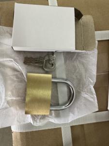 Candado de latón de tipo delgado de 50 mm seguro de alta calidad de venta directa de fábrica más barato - Product Image 4