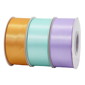 FangZHI 4Cm Double Sided Polyester Satin Ribbon Solid Color Woven For DIY Hair Accessory Gift Packaging Bouquet Material - Product Image 5