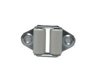 Accesorios de hardware de puertas y ventanas de persiana enrollable de aluminio, guía de correa de 23mm, guía de correa de persiana