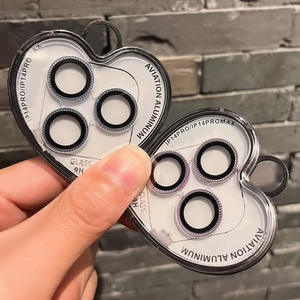 El <span class=keywords><strong>Mejor</strong></span> <span class=keywords><strong>Protector</strong></span> de Lente para <span class=keywords><strong>iPhone</strong></span> 17 con Anillos de Diamantes, de Vidrio Templado Desmontable, con Caja de Embalaje - Product Image 3