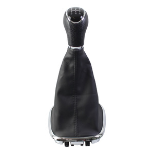 Chevrolet Car Gear <b>Shift</b> <b>Knob</b> 5 Speed Leather Ergonomic Black Manual Transmission Accessory - Product Image 1