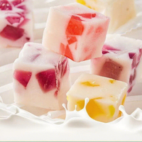 Hete Verkopende Creatieve Melkzuurbacteriën Sap Fruit Snoep Zure Smaakstof Mango Gummy Snoep