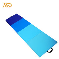 Nouveau 1.5 et 2 pouces extra épais gymnastique pliant exercice tapis de yoga gym mousse vinyle tapis de sol pour Yoga fitness exercice entraînement