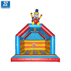 Château sautant gonflable de dessin animé Maison de rebond Maison de saut de videur pour l'utilisation d'anniversaire de vacances de fête d'enfant - Product Image 1