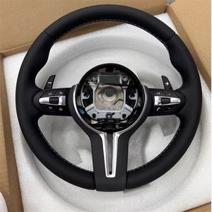 Volante in Pelle Personalizzato <span class=keywords><strong>M</strong></span> per BMW Serie 3, Serie 5, F10, F30, F31, F32, <span class=keywords><strong>F20</strong></span>, M3, M4, M5, Serie F, Accessori Auto - Product Image 2