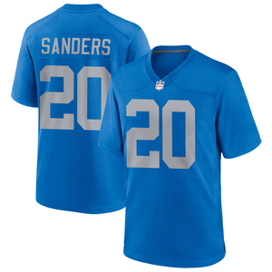 Maillot de football américain personnalisé Detroit Bleu 2026 – Tenues brodées et cousues pour jeunes avec logos – Vêtements de sport - Product Image 5