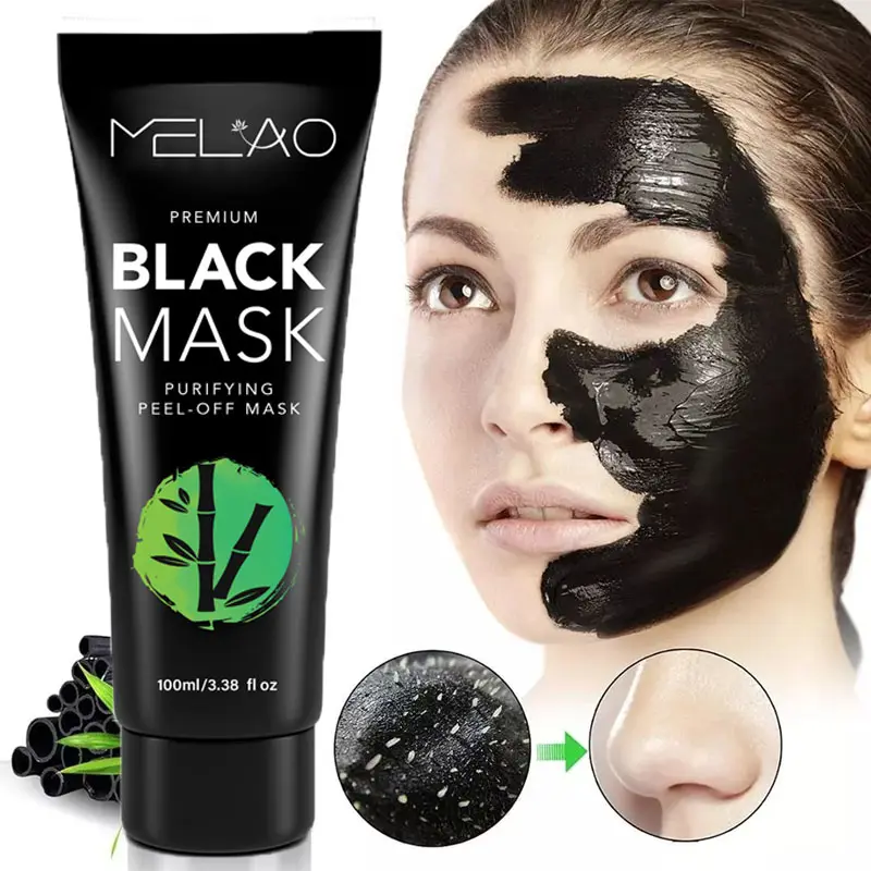 Blackhead Remover Skin Cleansing Bamboo Charcoal Mask Peel Off Black Mask