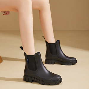 Customizable Hard-Wearing Chelsea Boots for Kids Waterproof Natural Rubber Rain Gum Boot for Toddlers Fashionable Autumn Rainy - Product Image 2