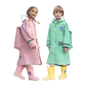 Nouveau style <span class=keywords><strong>imperméable</strong></span> intégral pour enfants avec sac à dos intégré, idéal pour les enfants d'âge moyen et plus âgés - Product Image 5