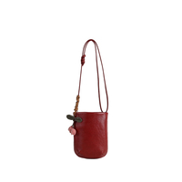 Sac à bandoulière léger en cuir pour téléphone avec fermeture éclair, petit sac à main pour les trajets quotidiens