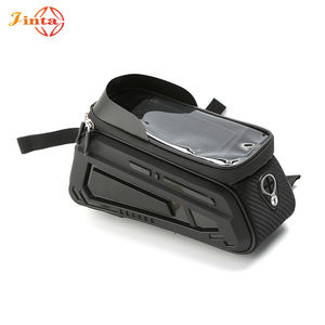 Jinta 4.4L防水バイクトップチューブ電話バッグタッチスクリーン付き窓付き自転車フレームバッグ最大6.9" - Product Image 1