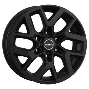 CERCHI EN GRAVIER LEGA 7x17 6x120 ET 50 NOIR MAT - Product Image 1