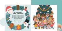 Livre de Noël OEM économique, léger, à bords lisses, avec son magique français, pour l'école à domicile et le développement précoce du cerveau