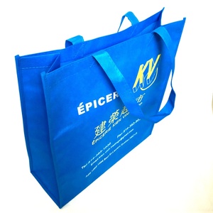 Custom Wholesale Portable fancy color Non woven plastic tote bag