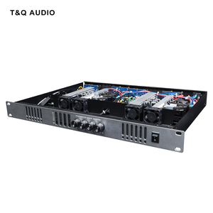Amplificador Digital Profesional Clase <span class=keywords><strong>D</strong></span> de 4 Canales 4*350W Sistema de Sonido de Alta Potencia con Impedancia de 8 ohmios y Carcasa de Metal - Product Image 1