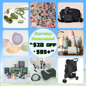 Set de Accesorios para Mascotas: Arnés, Correa, Botella de Agua de Acero Inoxidable, Bolsa para Excrementos, <span class=keywords><strong>Cochecito</strong></span> para Mascotas, Set de Platos - Product Image 1