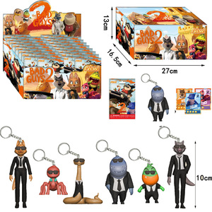 Cute Cartoon Animated Movie the Bad Guys Villain Alliance Bird Shark Snake Piranha Toy the Bad Guys Kid Regalo de cumpleaños Home Dec - Product Image 1