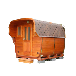 เครื่องกำเนิดไอน้ำ6KW สำหรับสวนหลังบ้านห้องซาวน่าไม้ซีดาร์สีแดงแบบทันสมัยพร้อมฟังก์ชันไอน้ำเปียกม้านั่งกว้างขวาง - Product Image 3