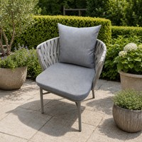 Ensemble de chaises de jardin en rotin - Mobilier d'extérieur en métal imperméable pour salon, salle à manger, hôtel et parc