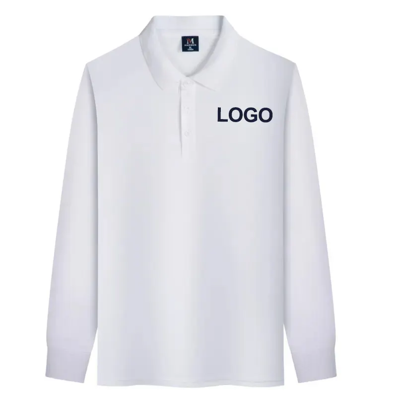 Women's Customized Printed Golf Long Sleeve T-shirts Polo OEM High Quality Design Embroidered men's Cotton Polo shirts