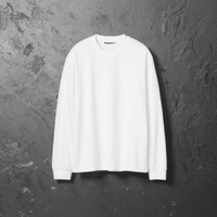 Sweat-shirt à col rond surdimensionné pour homme, en coton molletonné lourd, couleur anthracite, chaud et doux, pour l'automne et l'hiver, à porter au quotidien