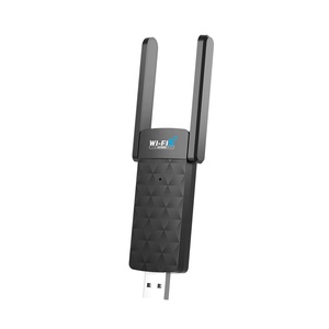 Adaptador de Red Inalámbrica USB de 1800Mbps con 2 Antenas, Tarjeta Wifi sin Controladores - Product Image 3