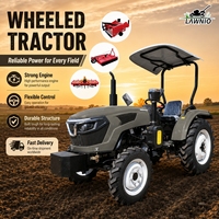 Tractor 4x4 LAWNIO que Cumple con los Estándares Internacionales, Salidas Hidráulicas Dobles Opcionales, Fuerte Tracción para Cultivos Agrícolas