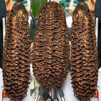 Perruques frontales en dentelle HD 13x4, cheveux humains bouclés birmans, densité 250%, cheveux indiens vierges bruts, sans colle, pré-épilées, ligne de cheveux naturelle