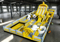 Grand château gonflable commercial pour enfants, aire de jeux pour fêtes, parcs et événements