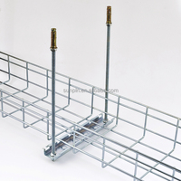 4mm 5mm 6mm Chine 300 mm IDC Steel Basket Grid Cable Tray Fabricant