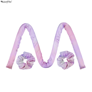 วานเม่ย ชุดจัดแต่งทรงผมแบบ DIY ผ้าซาตินมัลเบอร์รี่สำหรับนอนหลับ ไม่ต้องใช้ความร้อน ที่ม้วนผมแบบไม่ใช้ความร้อน ผ้าซาติน ผ้าไหม ที่ม้วนผมแบบไม่ใช้ความร้อน ผ้ากำมะหยี่ ผ้าฝ้ายสำหรับม้วนผม - Product Image 1