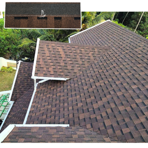 Tuiles de toit chinoises résistantes au vent populaires en Jamaïque, feuilles de <span class=keywords><strong>toiture</strong></span> en asphalte, bardeaux en fibre de verre laminés - Product Image 2
